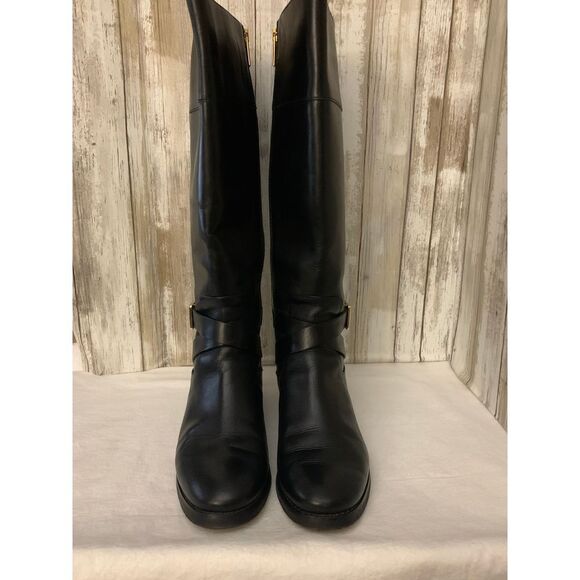Michael Michael Kors Bryce Black Knee High Boot Size 6M - Picture 13 of 16